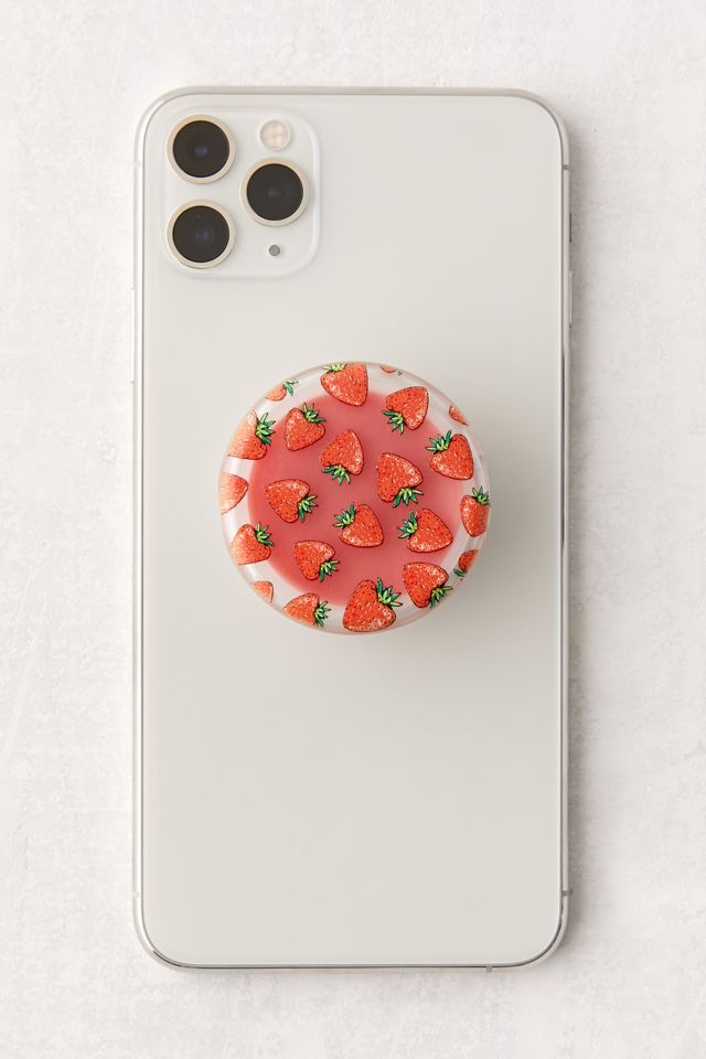 PopSockets PopLips Strawberry Lip Balm Swappable Phone Stand #2