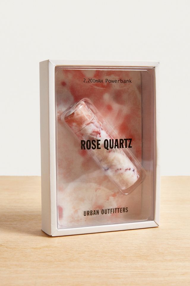 Rose Quartz Portable Charger #1