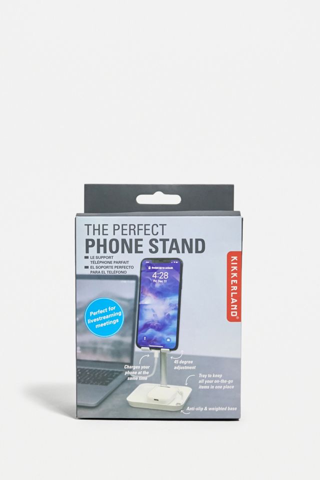 Kikkerland Supporto per telefono bianco #1