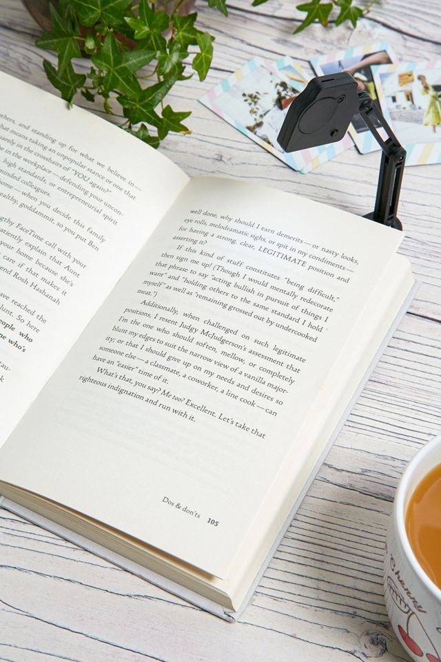 Kikkerland Slim Folding Book Lamp Urban Outfitters UK
