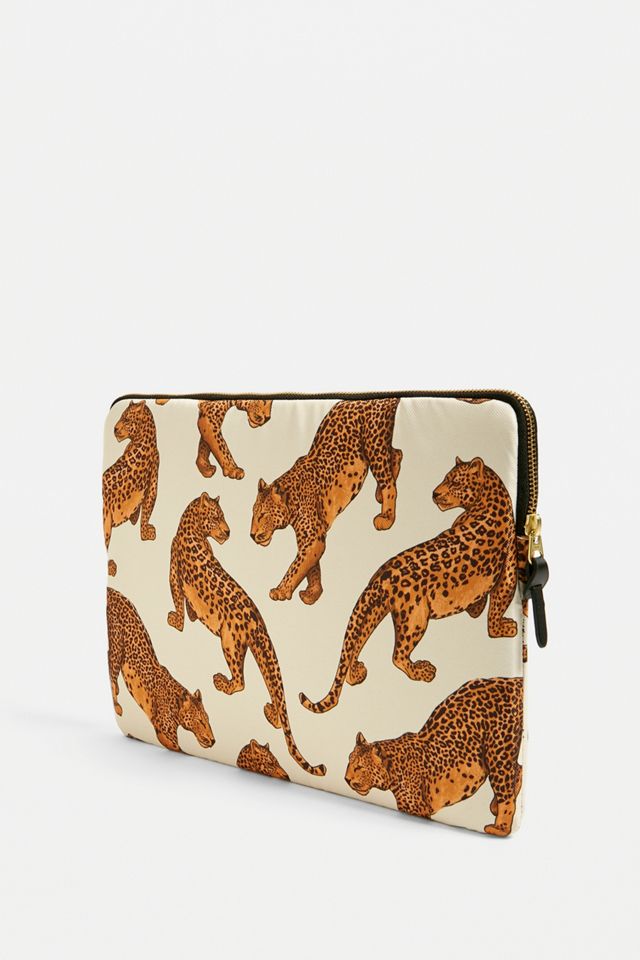 Wouf Leopard 13” Laptop Sleeve Urban Outfitters UK