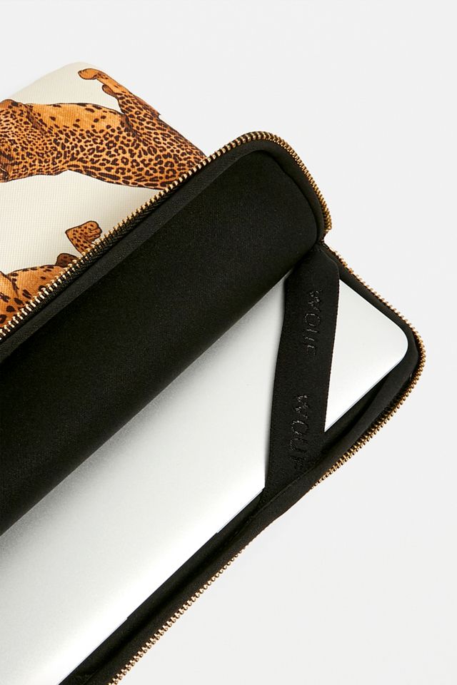 Wouf Leopard 13” Laptop Sleeve Urban Outfitters UK
