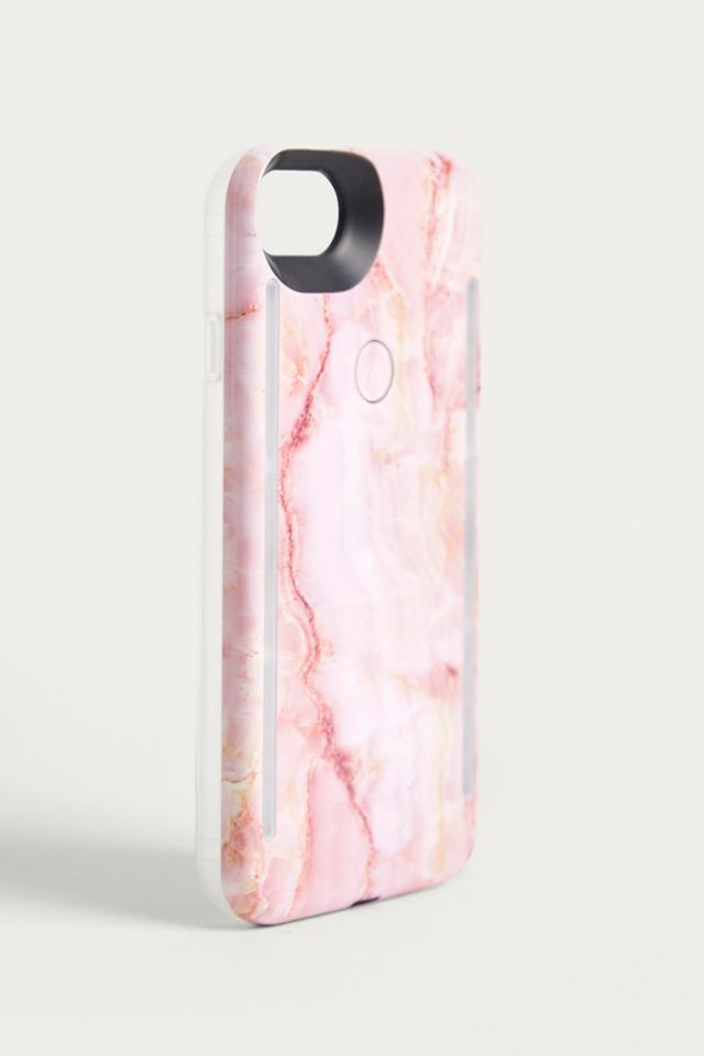 LuMee Duo - Coque marbrée rose iPhone 6/6s/7/8  #1