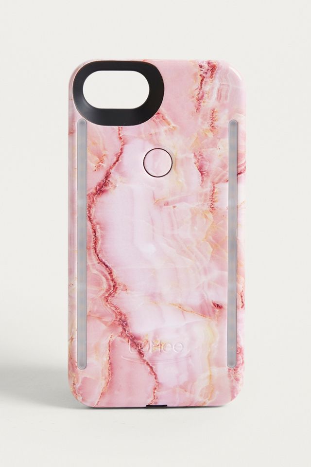 LuMee Duo - Coque marbrée rose iPhone 6/6s/7/8  #2