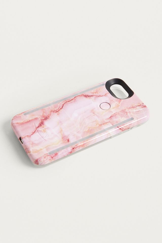 LuMee Duo - Coque marbrée rose iPhone 6/6s/7/8  #3