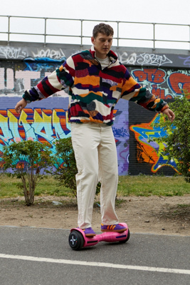 Hoverboard HOVER-1 Rival - Segway électrique Avec Lumières LED, Noir, Neuf Scellé