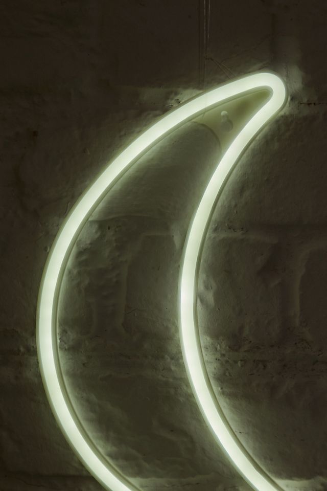 Mini enseigne néon LED Croissant de lune #2