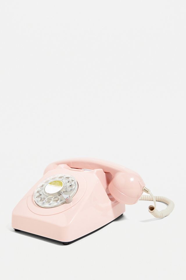GPO Pink 746 Rotary Landline Phone #2