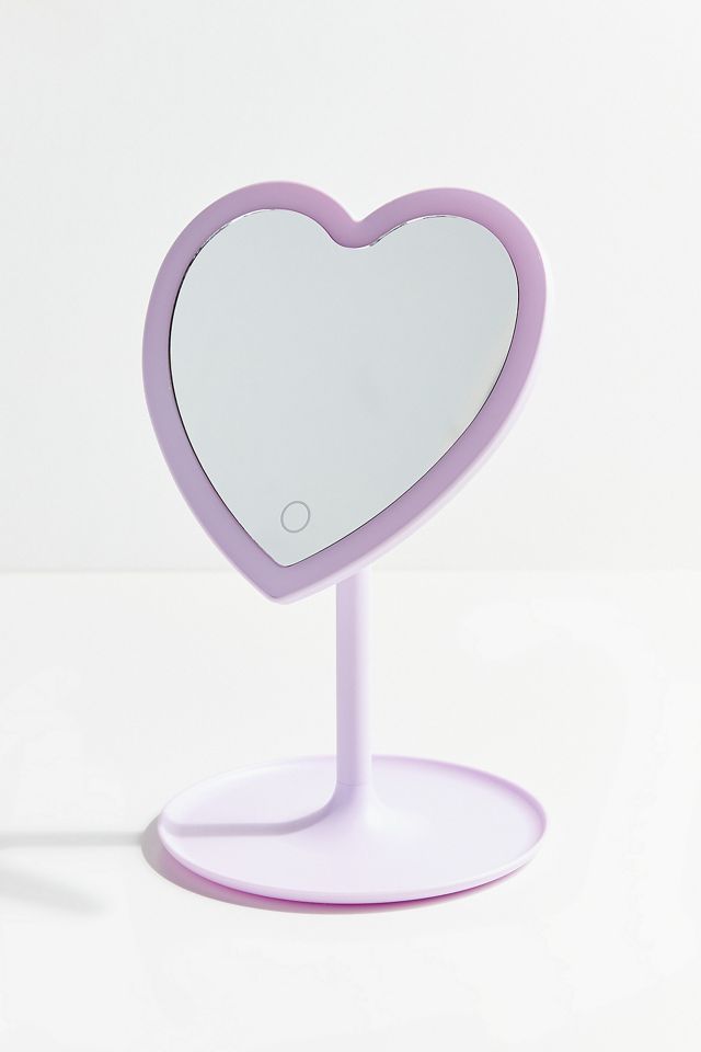 Specchio da Tavolo a LED a Forma di Cuore #1