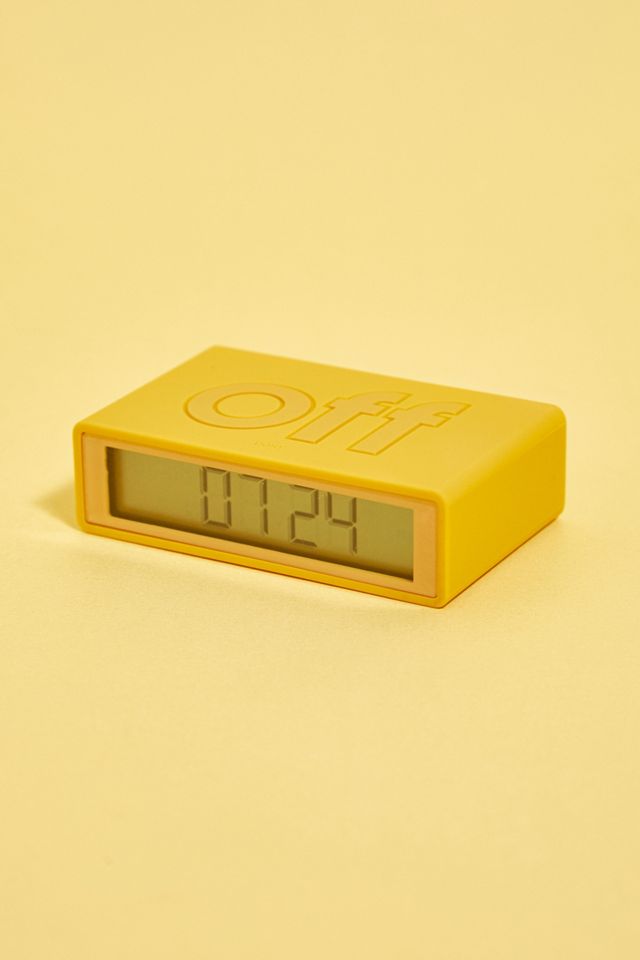 Lexon - Horloge numérique Flip & Travel jaune #3