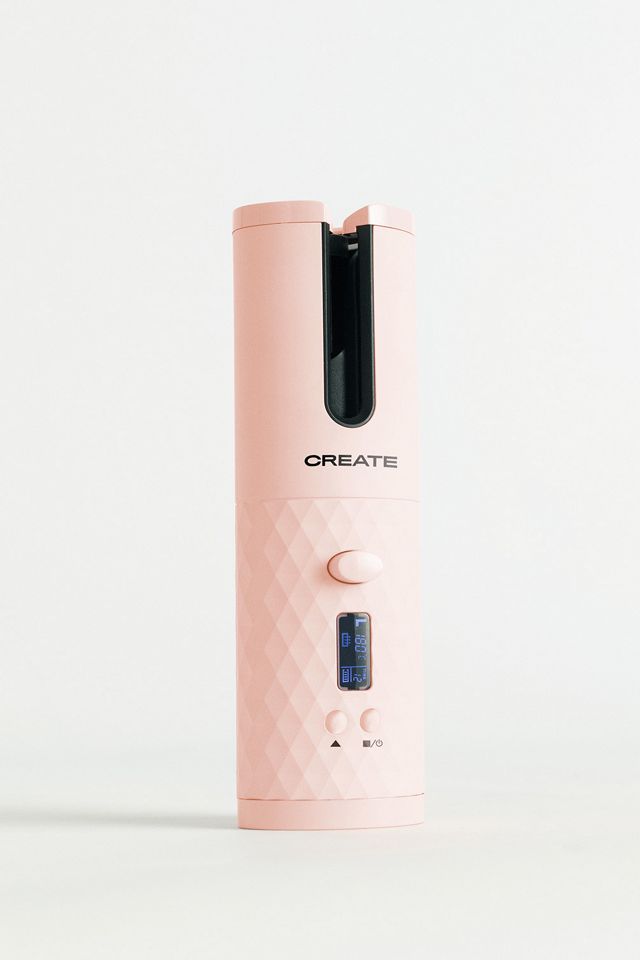 Create Pink Tourmaline Portable Wireless Hair Curler #1