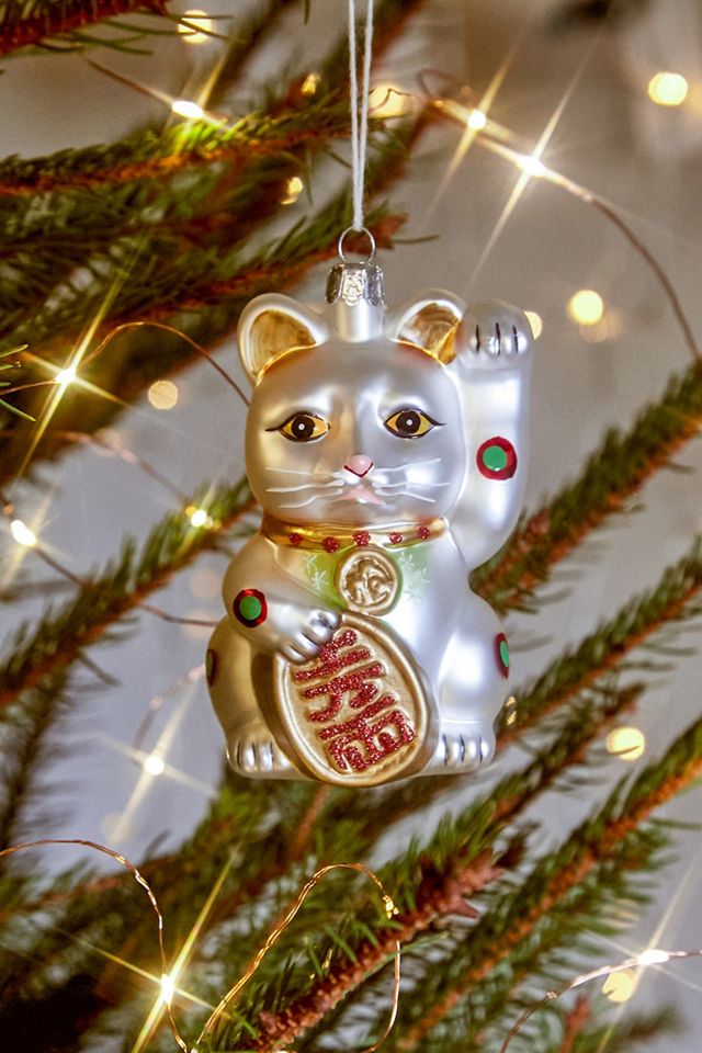 Sapin de Noël chat porte-bonheur  #1
