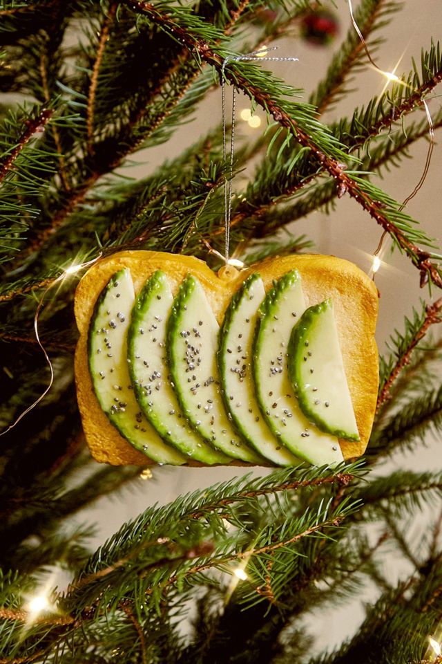 Avocado on Toast Christmas Ornament  #1