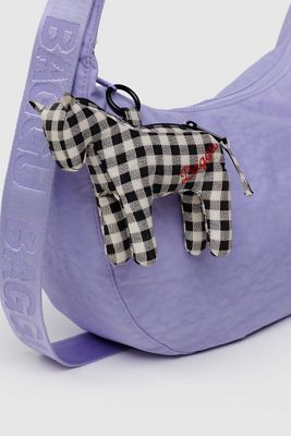 BAGGU Gingham Pferde-Charm Schlüsselanhänger