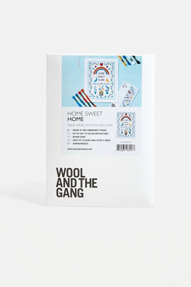 Wool And The Gang Home Sweet Home Cross-Stitch Kit #2