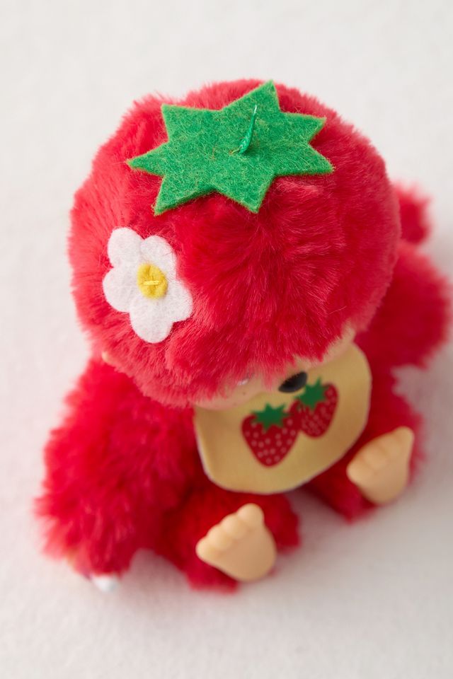 Monchhichi Red Fruit Beanie Plushie #1