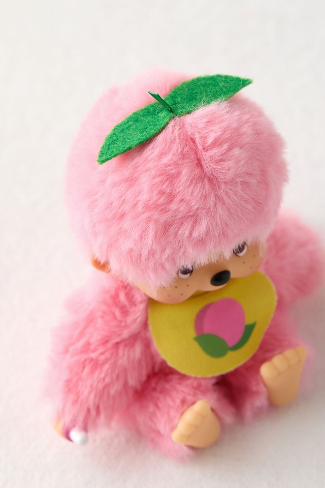 Monchhichi Pink Fruit Beanie Plushie #1