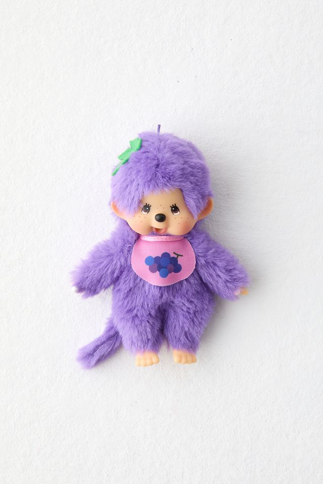 Monchhichi Purple Fruit Beanie Plushie #2