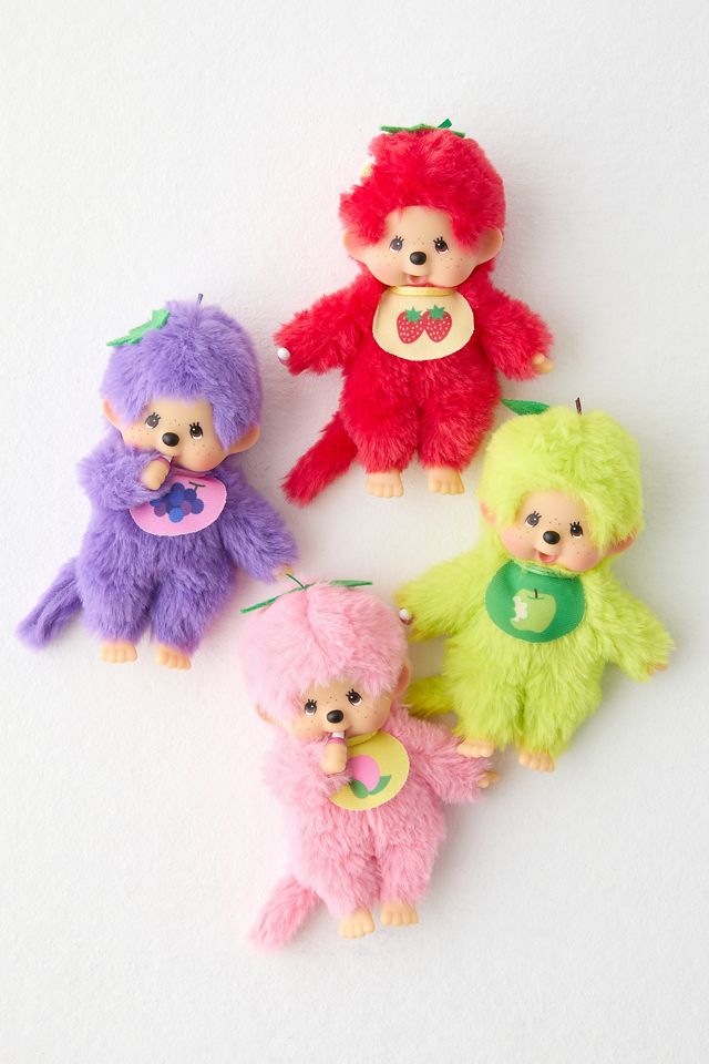 Monchhichi Purple Fruit Beanie Plushie #4