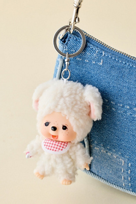 Monchhichi Chamu Keyring - Cream at Urban Outfitters