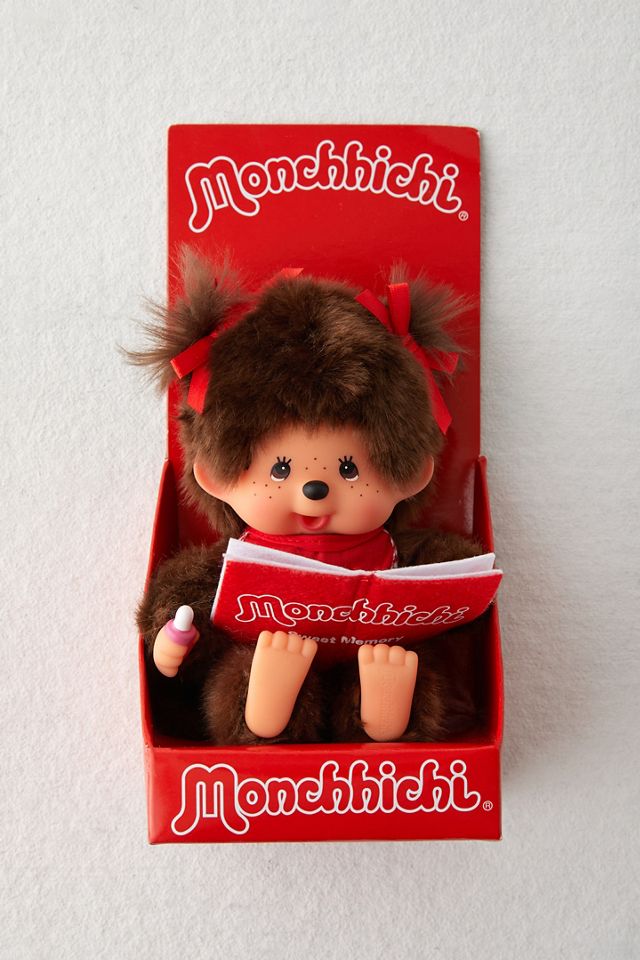 Peluche Monchhichi Fille Lisant #2