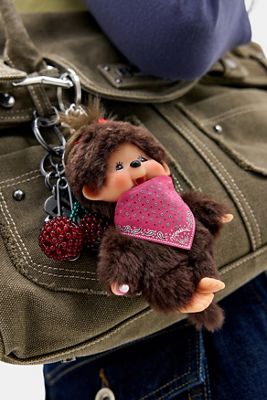 Portachiavi Monchhichi Ragazza con Bandana