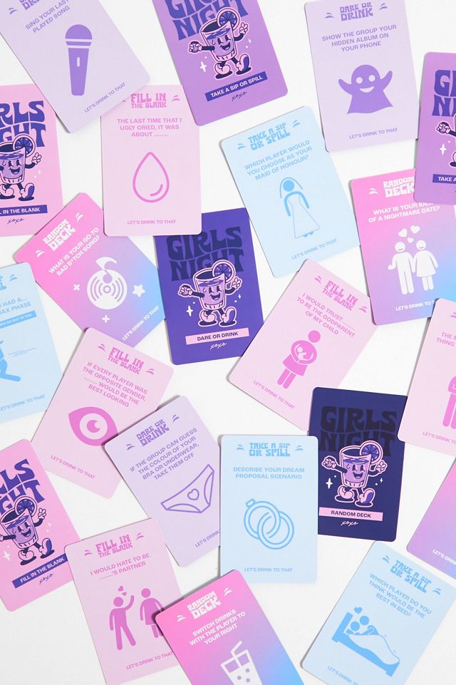 Let's Drink To That Girls Night In Card Game #2