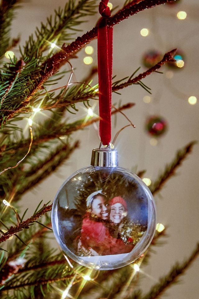Photo Bauble Christmas Tree Ornament  #1