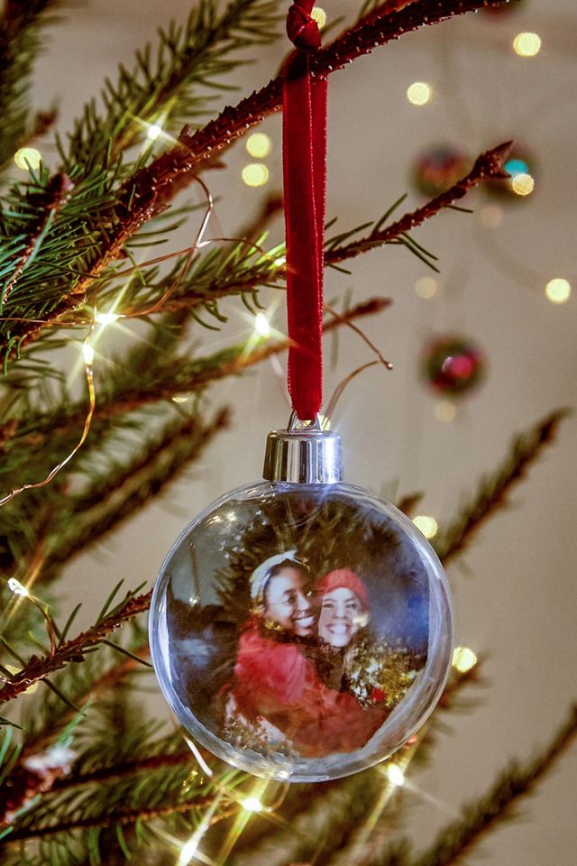  Weihnachtsbaumschmuck Fotokugel