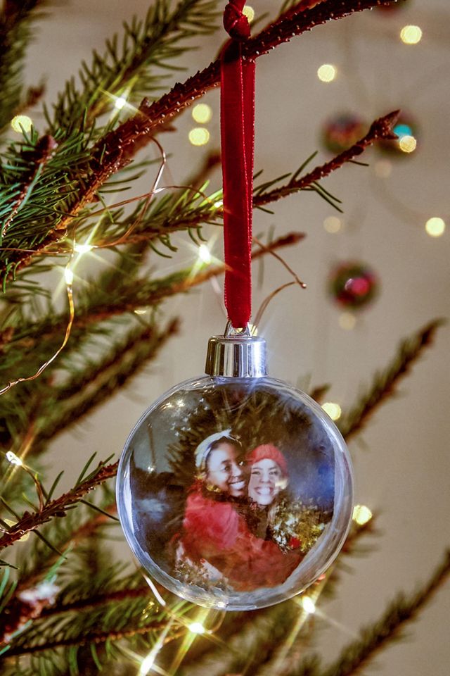  Weihnachtsbaumschmuck Fotokugel #1