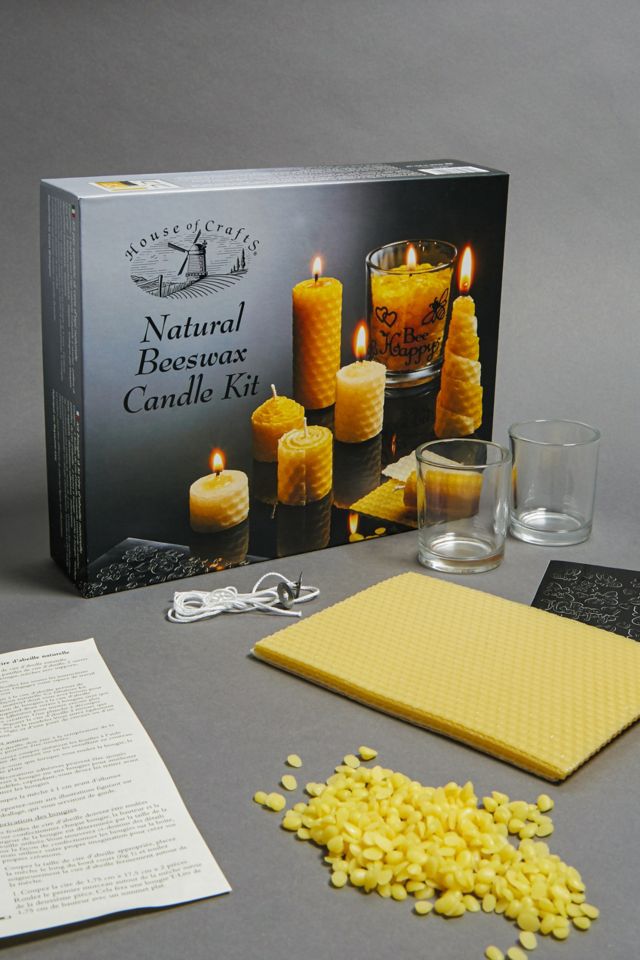 Natural Beeswax Candle Kit