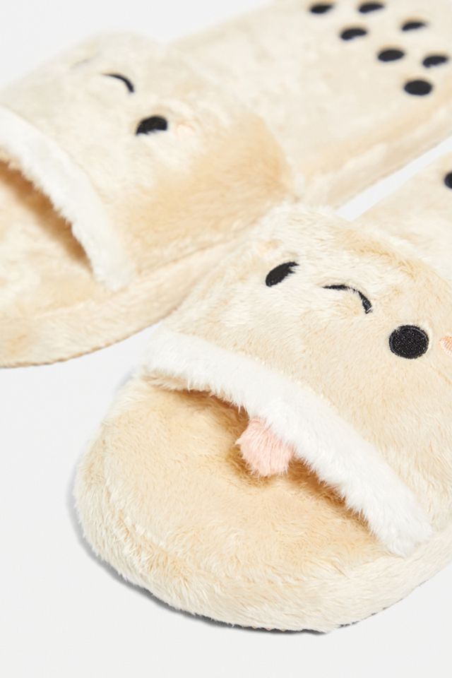 Smoko Pearl Boba Tea Plush Medium Slippers #1