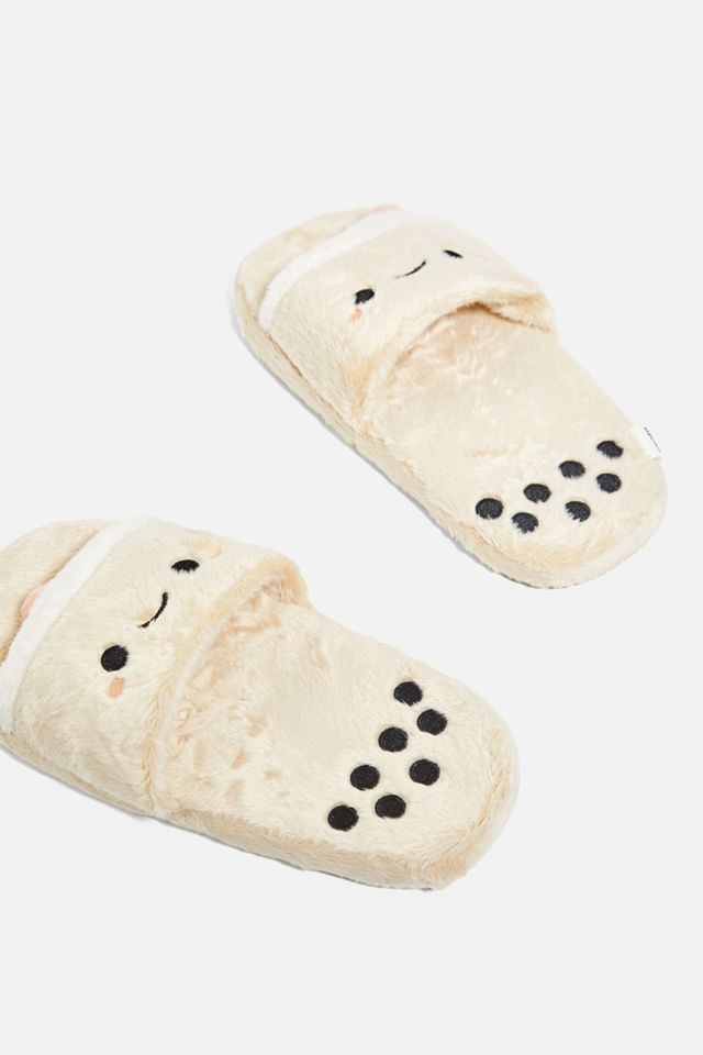 Smoko Pearl Boba Tea Plush Medium Slippers #3