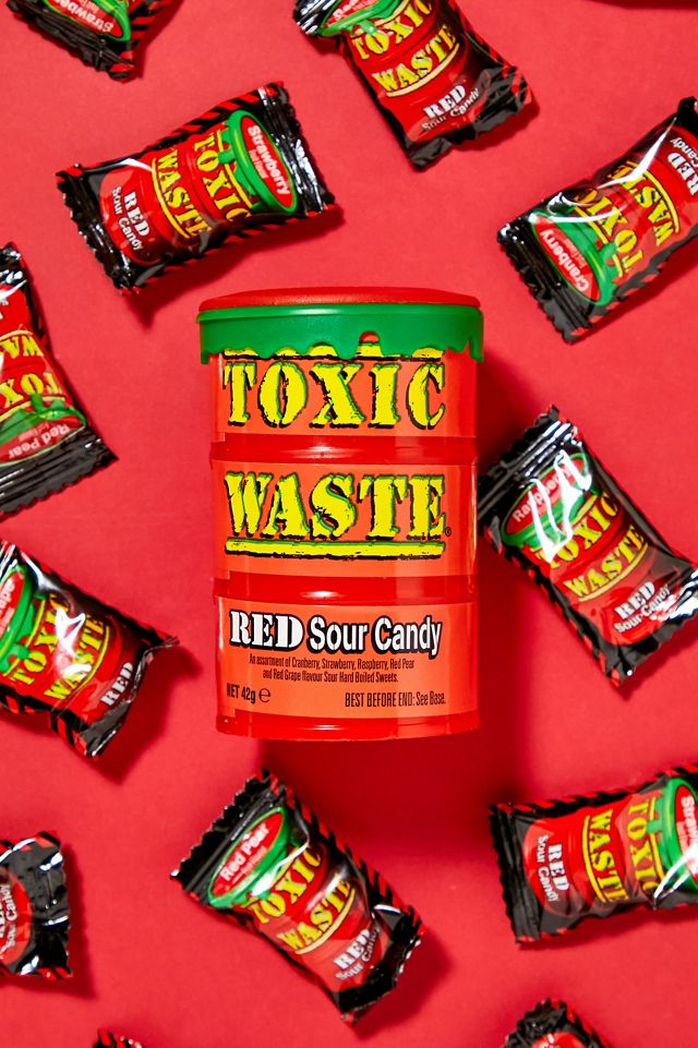 Toxic Waste Red Sour Candy Urban Outfitters UK