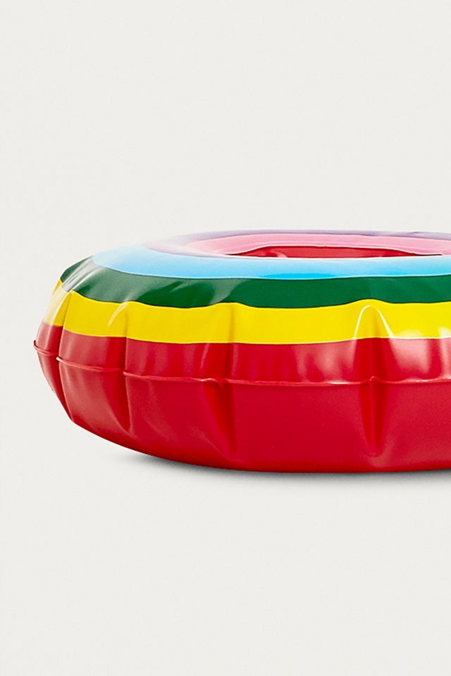Rainbow Drink Holder Pool Float Set #2