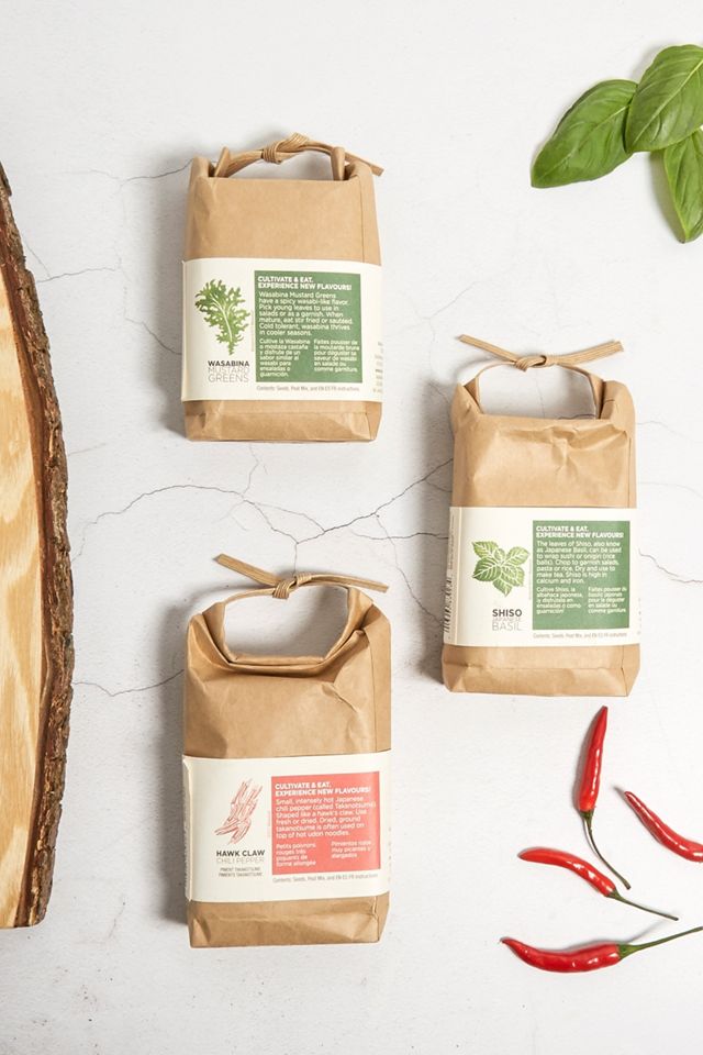 Pflanz-Kit „Cultivate & Eat“ im japanischen Beutel #1