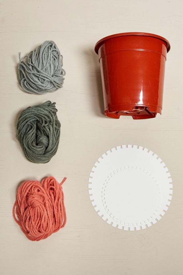 Knit Your Own Planter Cover Kit #1