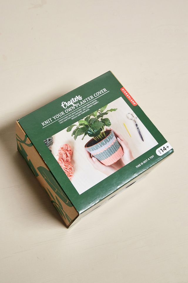 Knit Your Own Planter Cover Kit #2