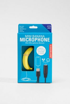 Mini Microfono Banana Kikkerland