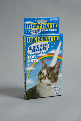 Inflatable Cat Unicorn Horn | Urban Outfitters UK