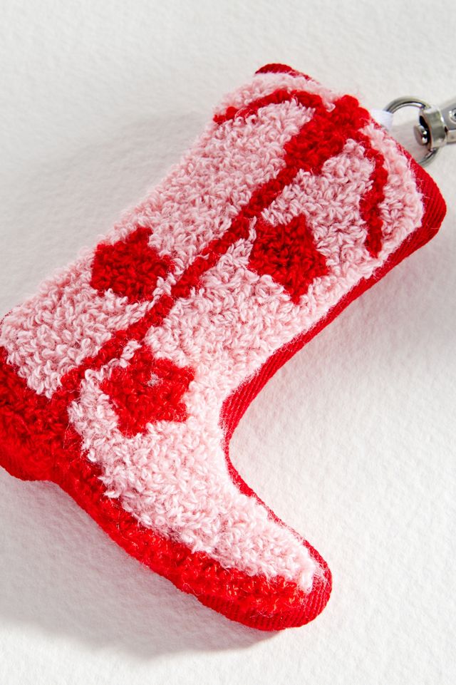Western Boot Plush Keyring #4