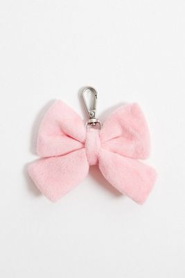 Porte-clés nœud en peluche