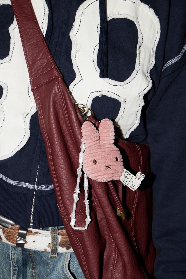 Miffy Pink Cord Keyring #1
