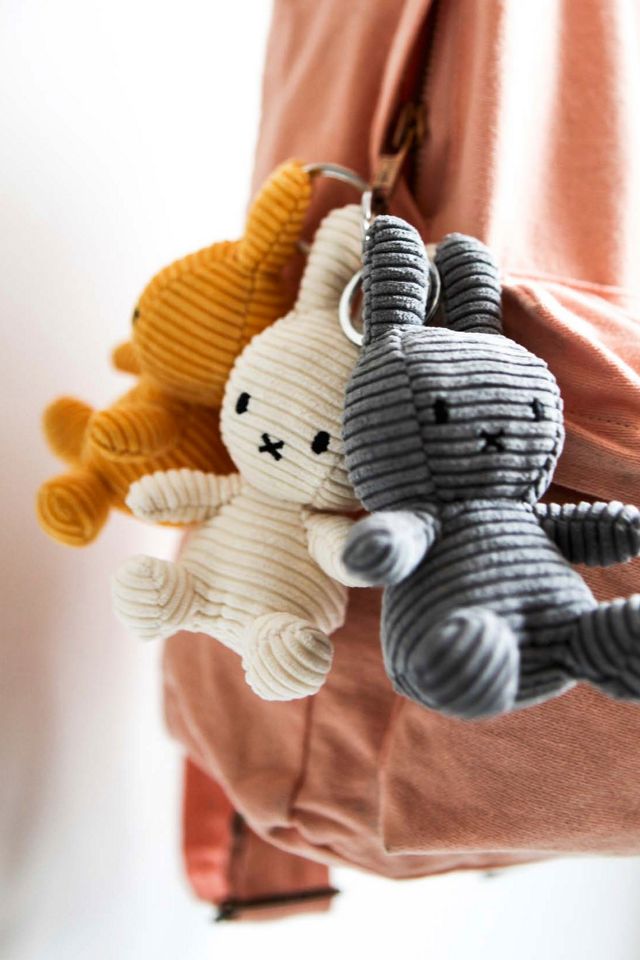 Miffy White Corduroy Keyring #3
