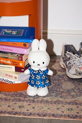 miffy plush blue dress Miffy Poseable Plush Doll  Blue Flower Dress  Japan Exclusive  Cute Gift
