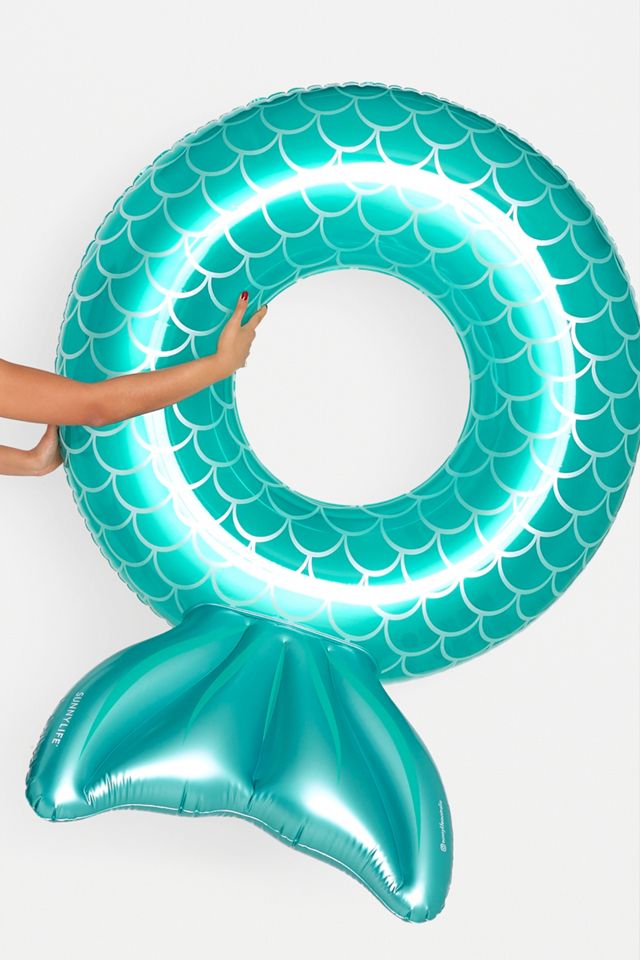 Sunnylife – Luxuriöser Schwimmreifen im Meerjungfrauendesign
