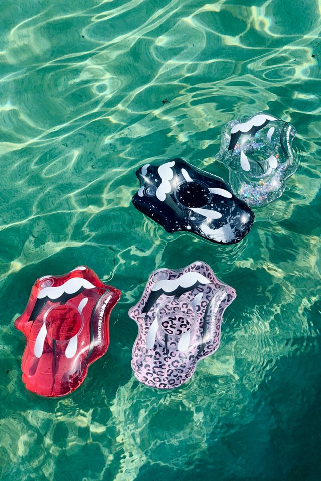 SUNNYLIFE Inflatable Drink Holders Rolling Stones