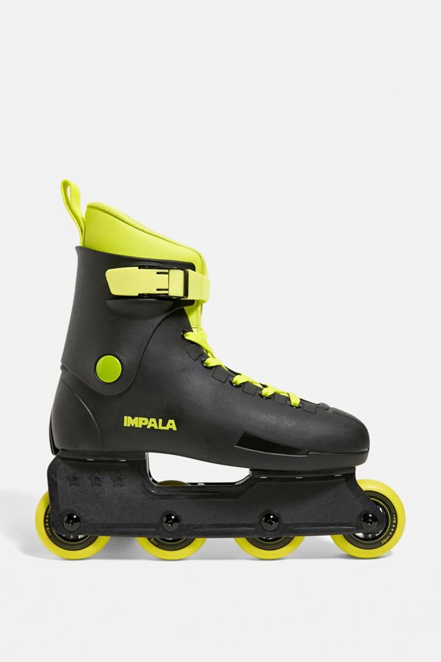 Impala Rollerskates Black & Yellow Inline Roller Skates | Urban ...