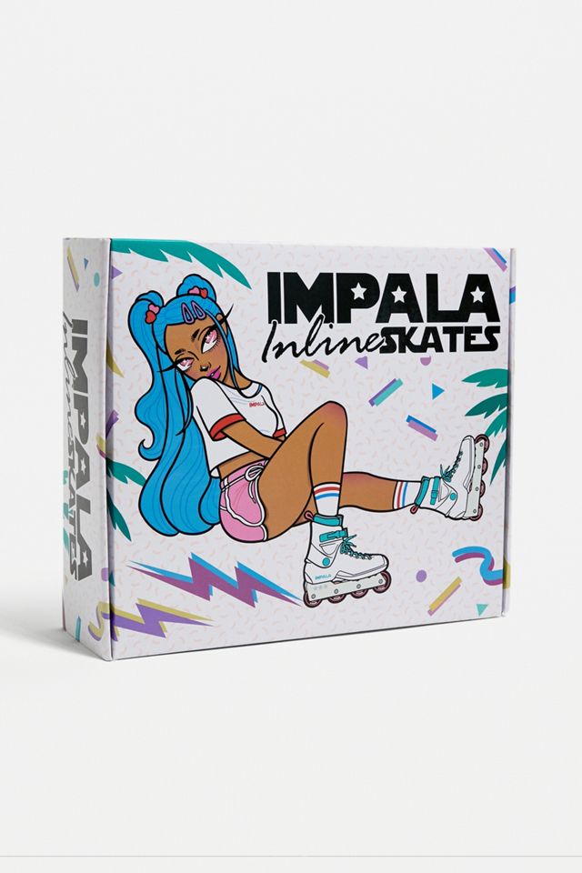 Patines en Línea Impala Rollerskates Azul y Amarillo #4