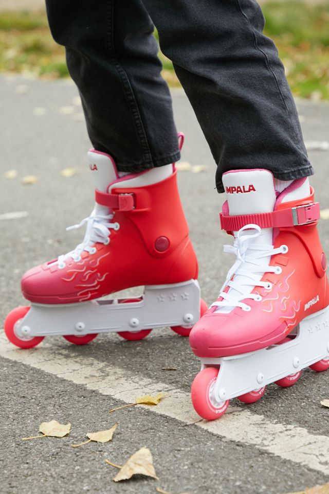 Lot De 4 Roues De Rechange Impala Pour Patins à Roulettes Quad - Rouge - Unisexe